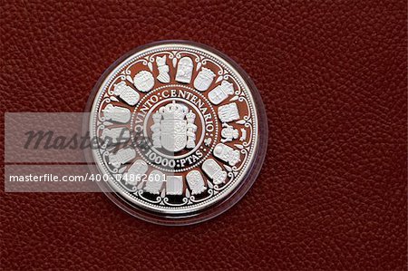 fifth centenary ten thousand pesetas spain coin currency