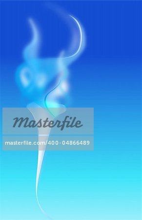 abstract blue smoke background vector illustration