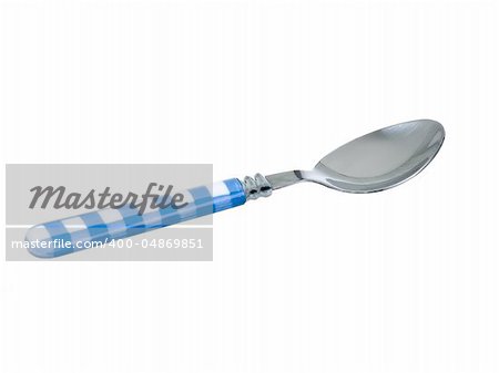 Style country spoon isolated on white background