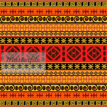 Traditional African pattern