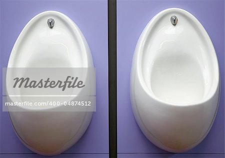Public toilet with urinals