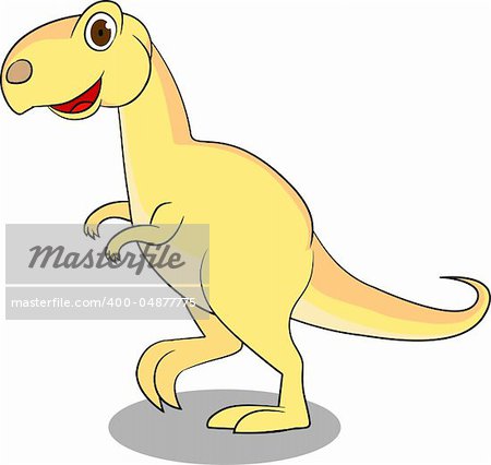 vector illustration of dinosaurs cartoon