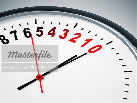 An image of a nice clock with a countdown