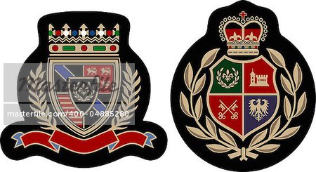 fashion emblem college badge