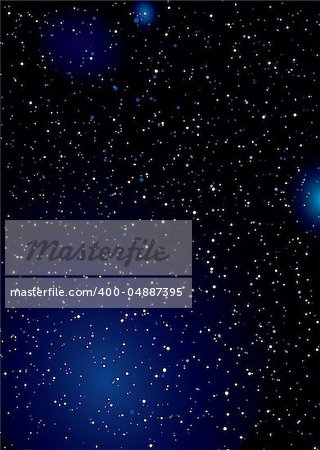 Stella space background wallpaper concept with clouds and stars