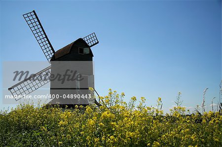 pitstone windmill one of englands oldest in the fields around ivinghoe village in buckinghamshire