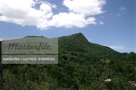 Mountains near Laguna Salada, Dominican Republic