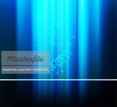 Blue modern abstract vector line magic background