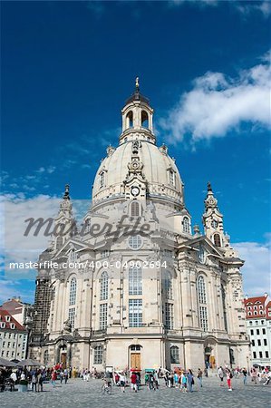 Frauenkirche cathedral (Mother of God Church) at Dresden