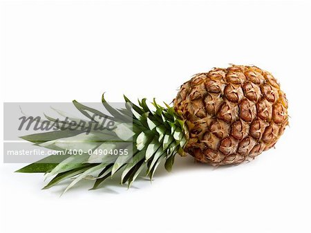 fresh pineapple on a white background