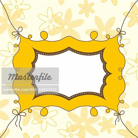 Template cards for the boy and girl, vector illustration