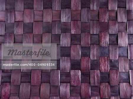 Abstract background texture of bamboo mat close-up