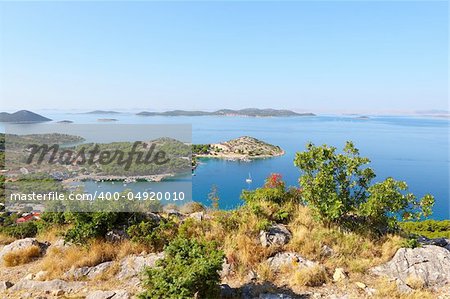 Summer landscape of dalmatia