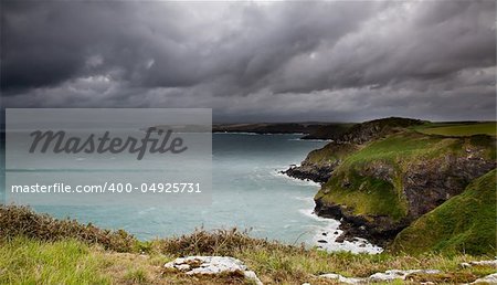 Granite cliffs and coast, North Cornwall