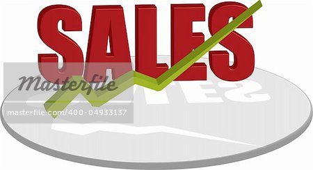 A logo style image that illustrates the sales