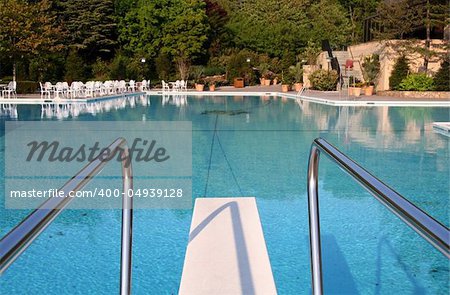 Pool with Diving Board