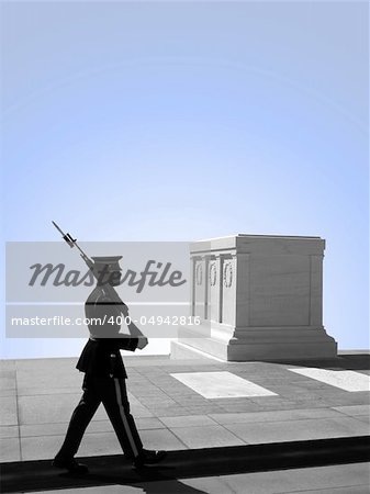 Tomb of the Unknown Soldier, Arlington National Cemetery. Washington D.C.