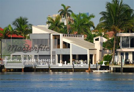 Luxury home on intracoastal waterway