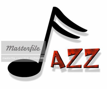 an illustration of the word jazz