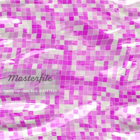 pink ceramic, swimming pool  tiles submerged under water, seamlessly tillable