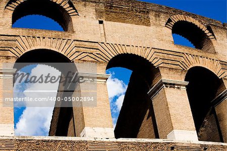 Colosseum, greatest amphitheatre in Rome, Italy