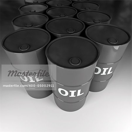 fine image 3d of oil barrel background