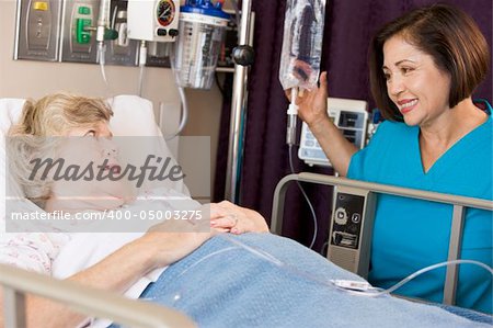 Doctor Checking Up On Senior Woman