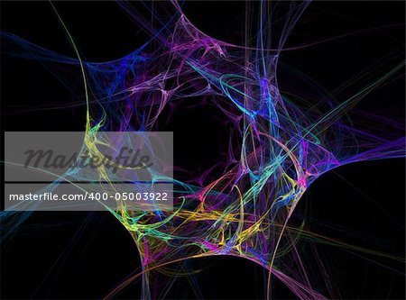 colorful rainbow fractal