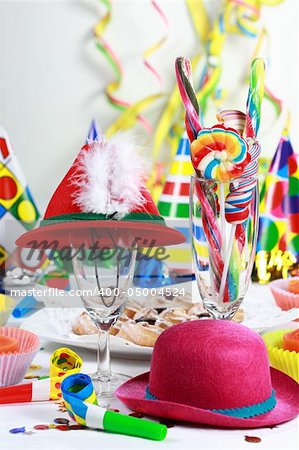 Party accessories for New Year Eve, birthday party or carnival