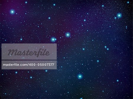 Space nebula, magenta abstract background