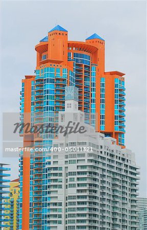 Luxury condominiums on Miami Beach