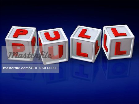 Block letters - 3d concept illustration