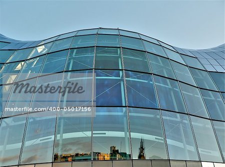 Side of the Sage Gateshead concert hall
