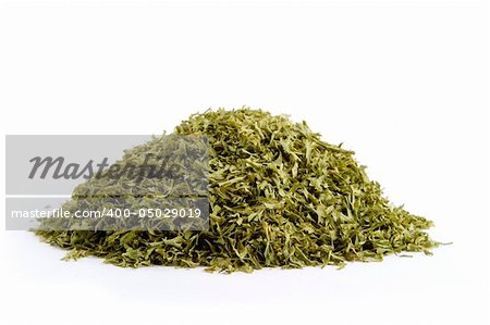 Bulk dried parsley (Petroselinum crispum)  flakes