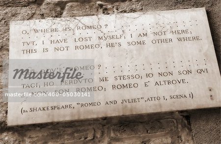 Dream vision of Juliet's love declaration for Romeo