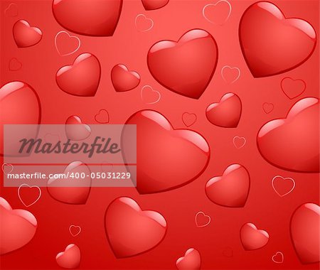 Romantic background vector illustration