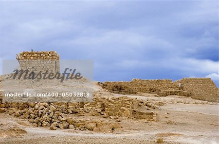 Ancient city masada from Israel