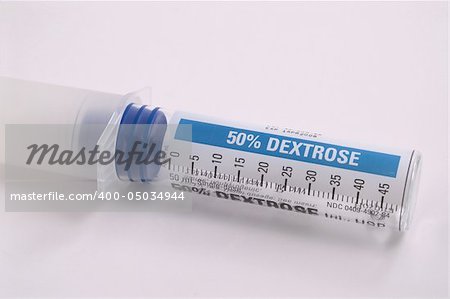 Medical syringes.