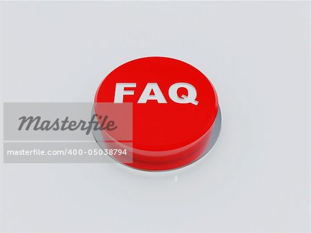 question plastic button