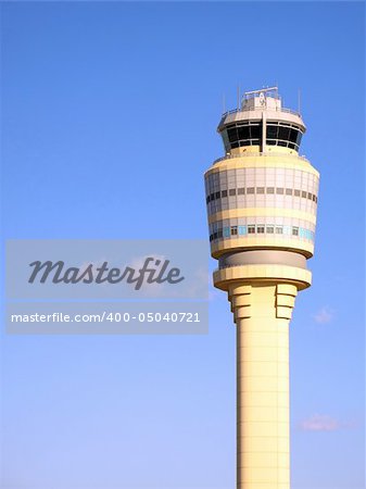 Air Traffic Control Tower at Atlanta Hartsfield-Jackson Airport.