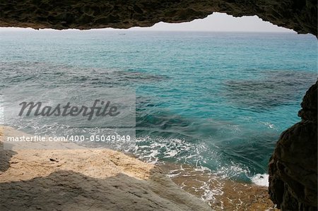 Cape greco or cavo greco - sea caves in Cyprus between Protaras and Ayia Napa