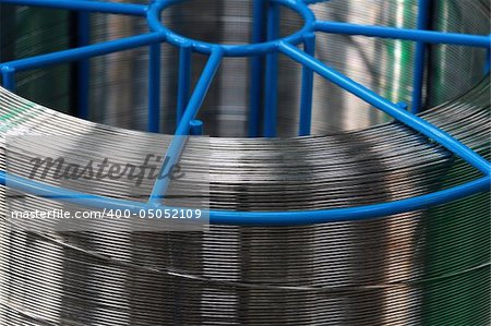 large roll of thin welding wire