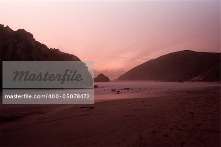 Pfeiffer Beach SP in Big Sur, California