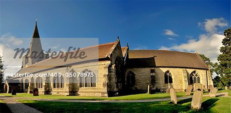 churchyard tanworth in arden church warwickshire midlands