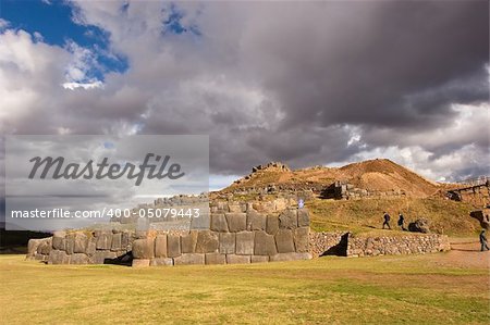 Sacsayhuamán (also known as Saksaq Waman) is an Inca walled complex near the old city of Cusco, at an altitude of 3,701 m. Some believe the walls were a form of fortification, while others believe it was only used to form the head of the Puma that Sacsayhuamán along with Cuzco form when seen from above.