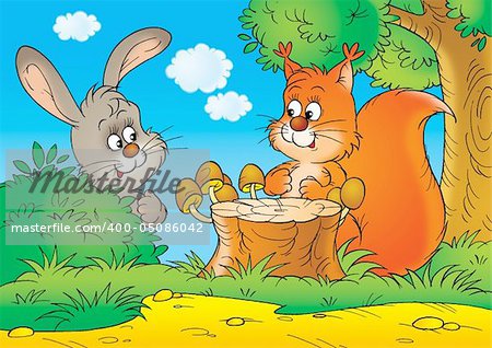 High resolution image / Children’s book illustration for your design