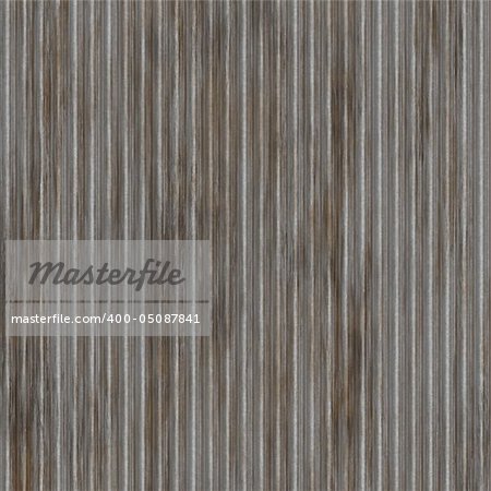 Corrugated metal surface with corrosion seamless texture