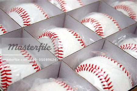 baseballs in the box