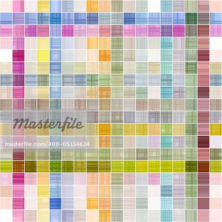 colorful seamless texture of checks, partly in rows