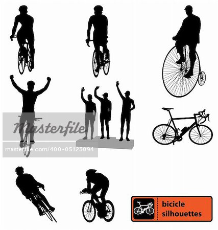 bikesilhouettes high detailed